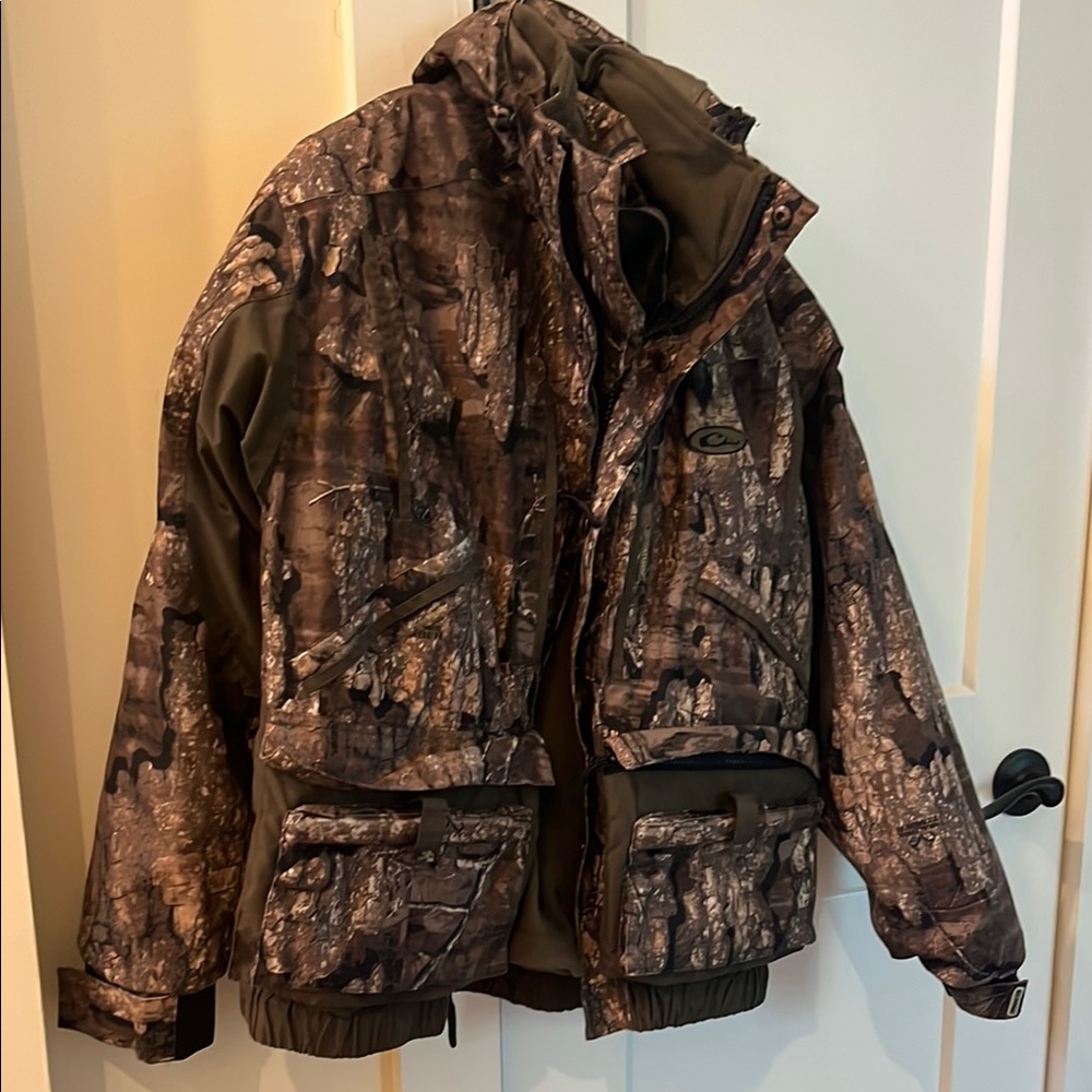 Drake Brown Performance Jacket Insulated Camouflage